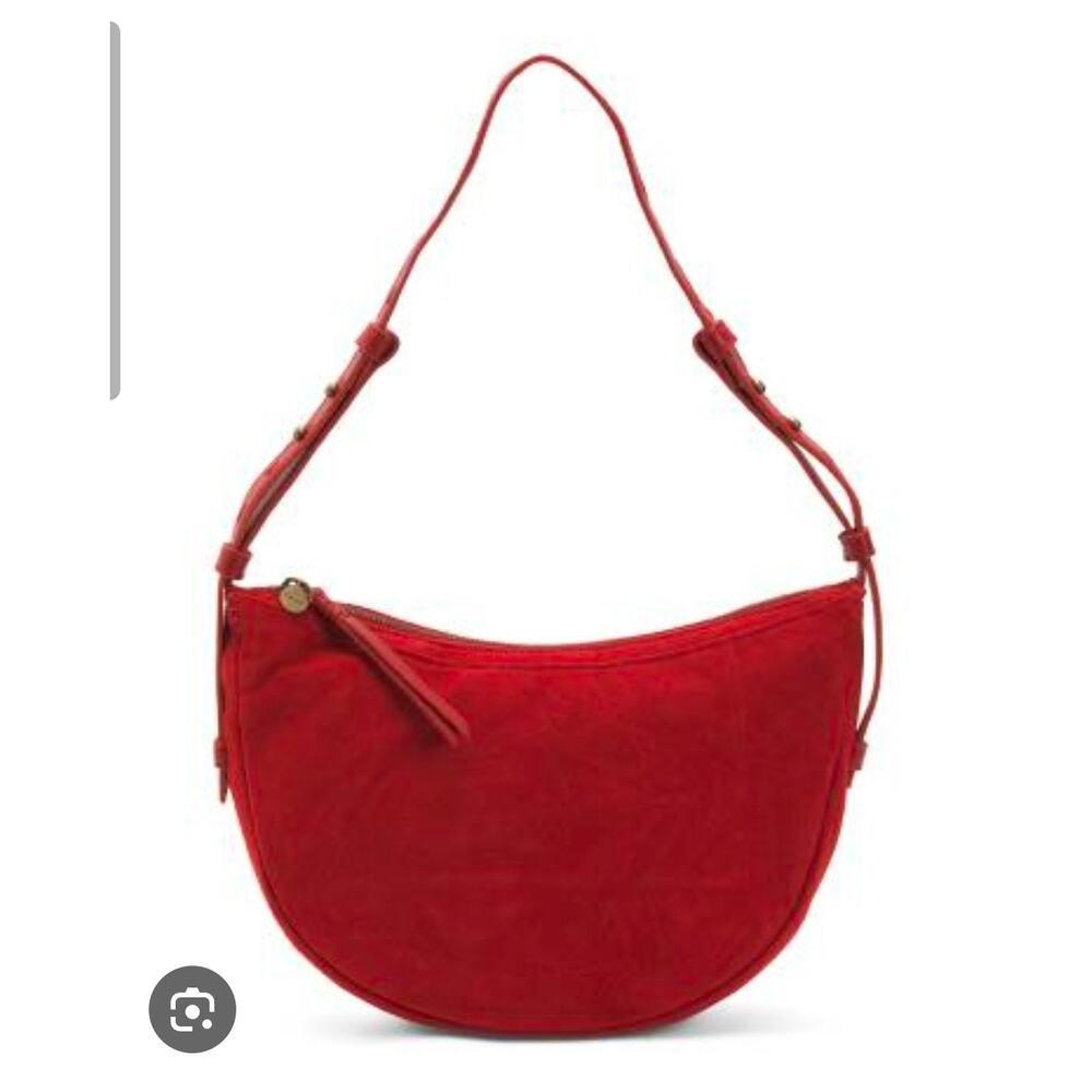 The Sak Suede Tess Shoulder Bag Scarlet - Picture 3 of 10
